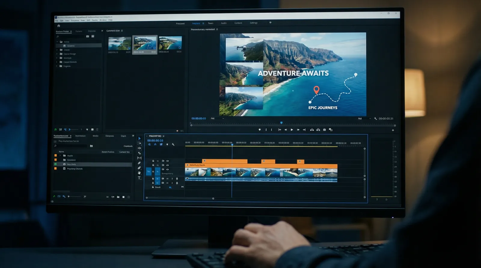 国宝奇旅电视剧 旅行Vlog航拍模板